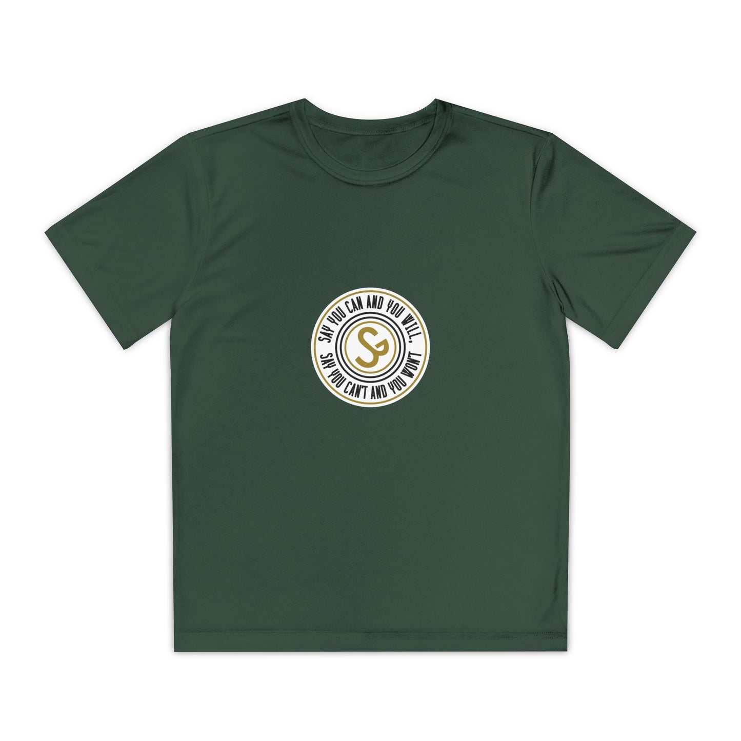 Youth Competitor Tee - "Say You Can and You Will"