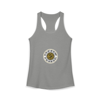 Women's Ideal Racerback Tank -"Say You Can and You Will"