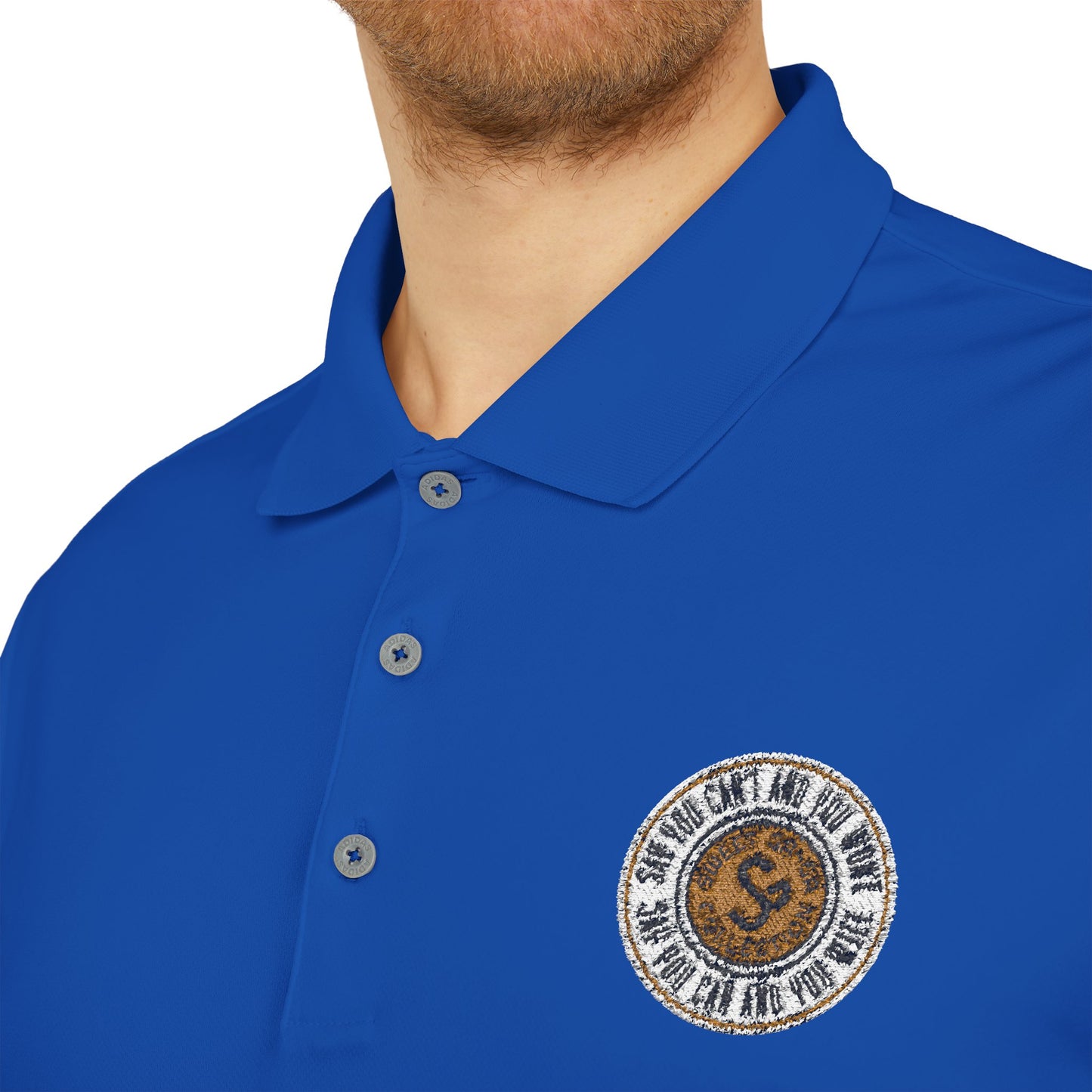 Classic Polo — Embroidered "Say You Can and You Will" Performance Golf Shirt