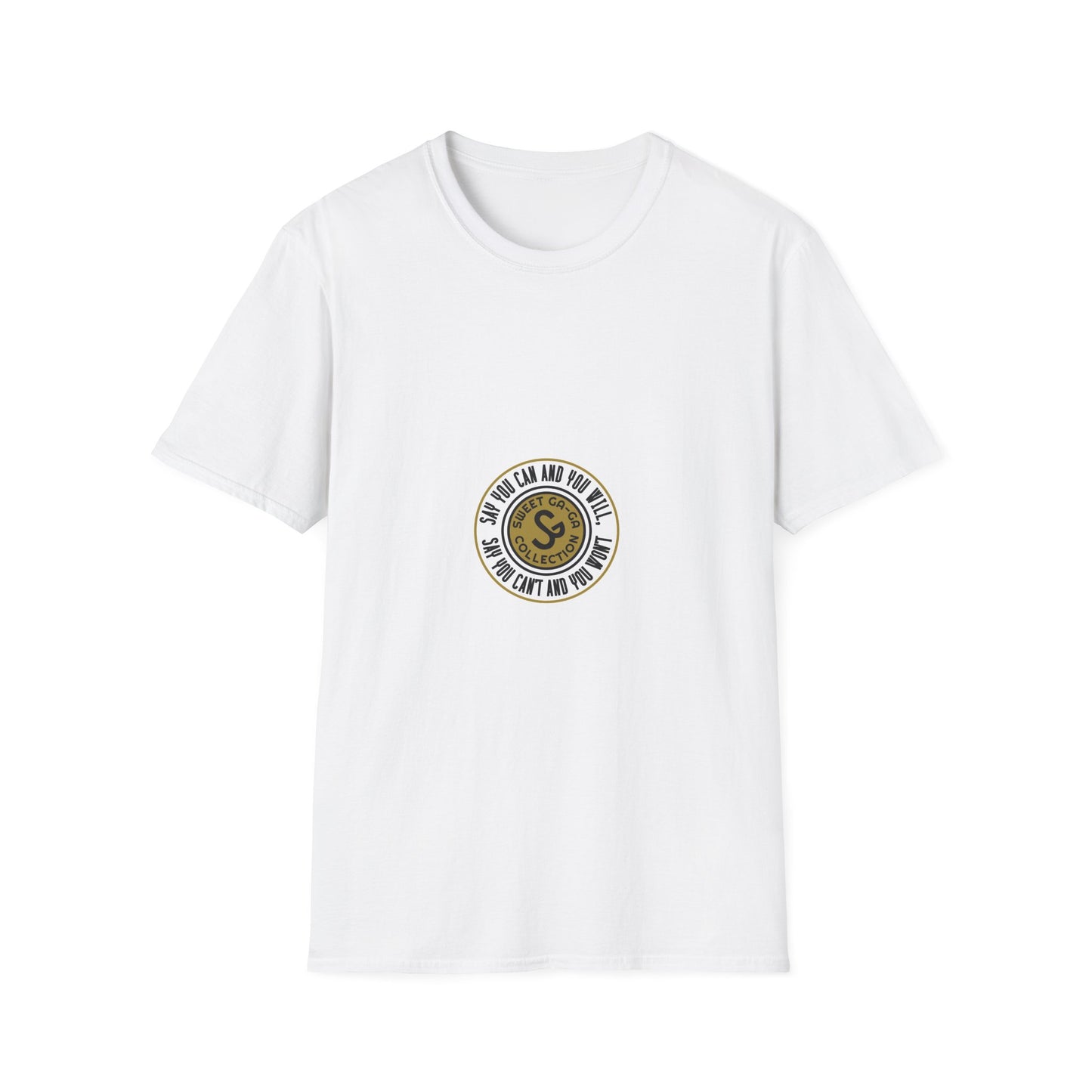 Vintage Seal Graphic T-Shirt — 'SS' Round Emblem Logo