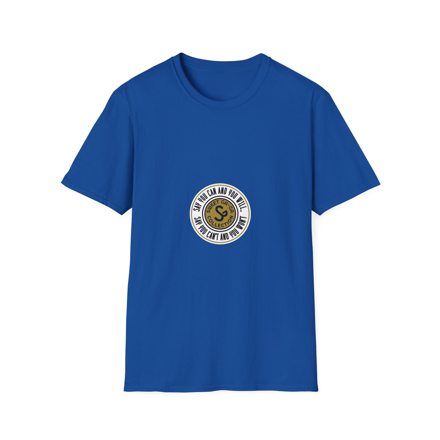 Vintage Seal Graphic T-Shirt — 'SS' Round Emblem Logo