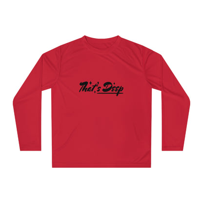 Unisex Performance Long Sleeve Shirt - "That's Deep"