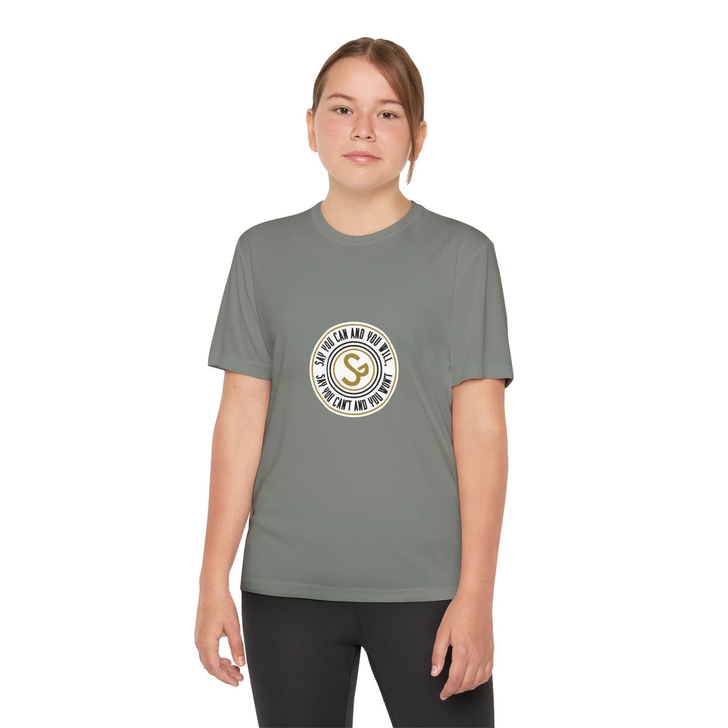 Youth Competitor Tee -"Say You Can and You Will"