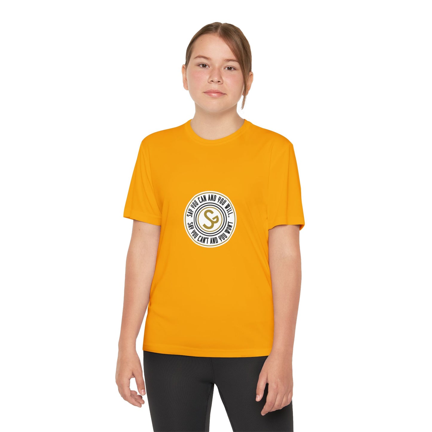 Youth Competitor Tee - "Say You Can and You Will"
