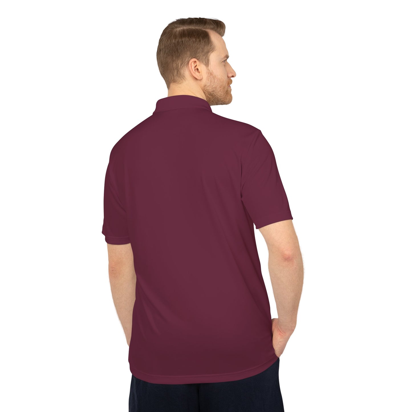 Classic Polo — Embroidered "Say You Can and You Will" Performance Golf Shirt