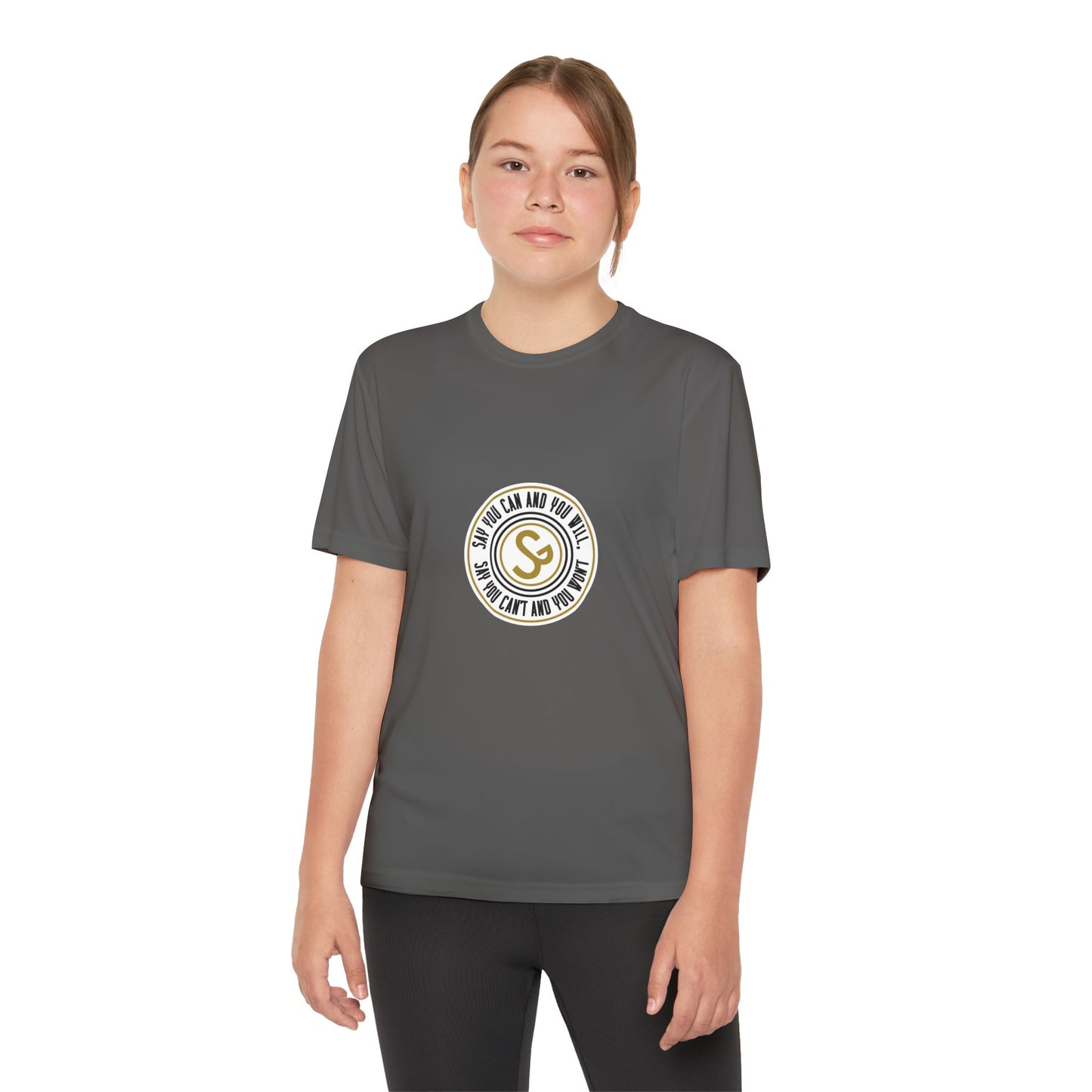 Youth Competitor Tee - "Say You Can and You Will"