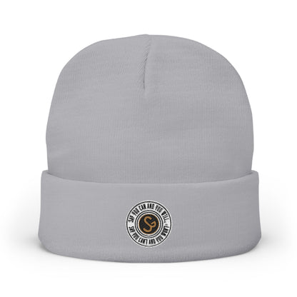 Embroidered Knit Beanie