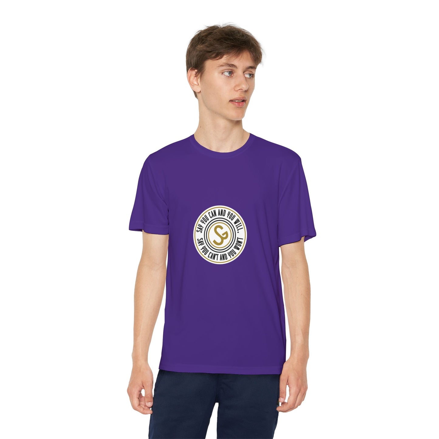 Youth Competitor Tee - "Say You Can and You Will"