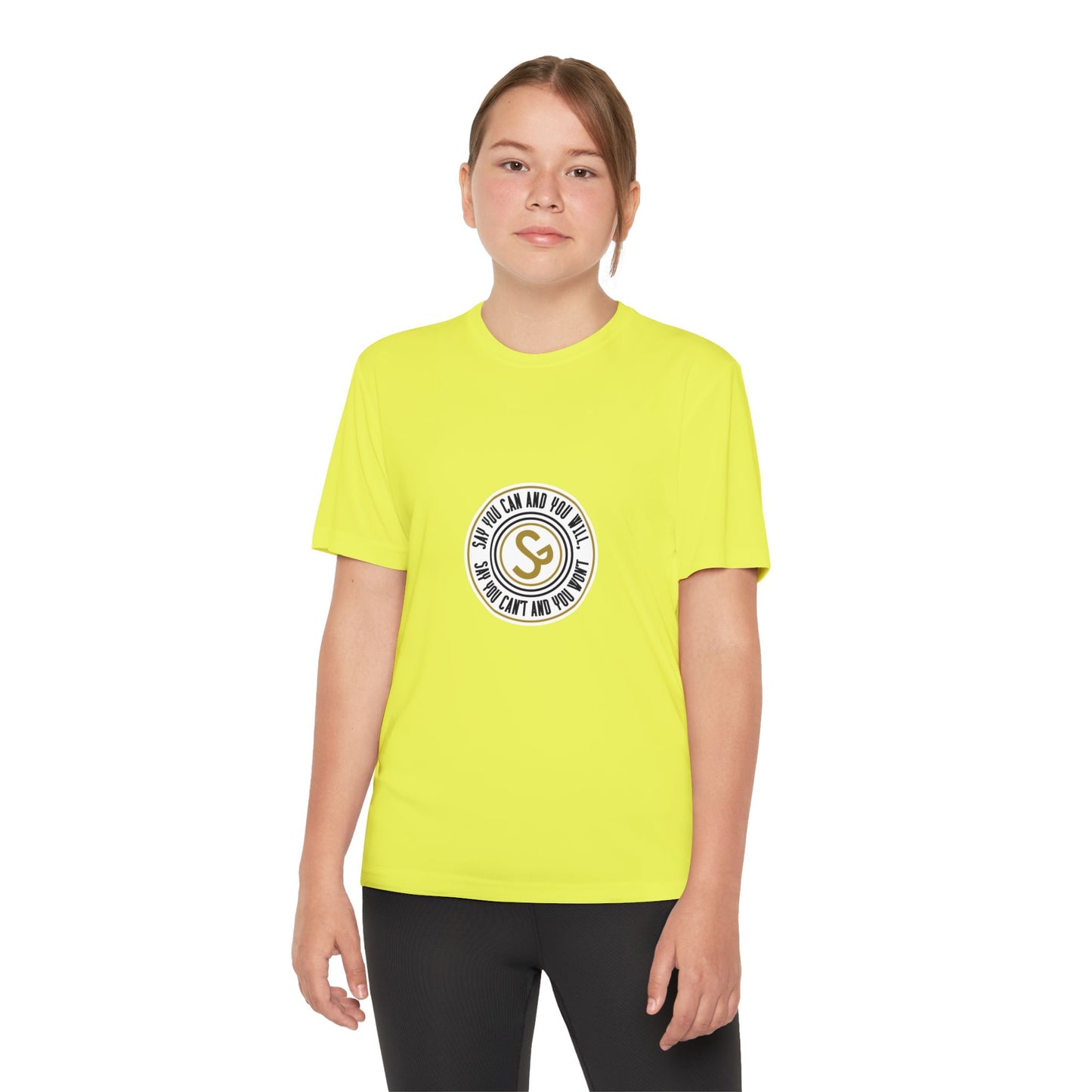 Youth Competitor Tee - "Say You Can and You Will"