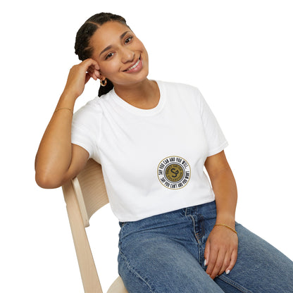 Vintage Seal Graphic T-Shirt — 'SS' Round Emblem Logo