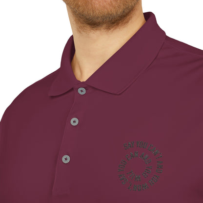 adidas Unisex Performance Polo -"Say You Can and You Will"