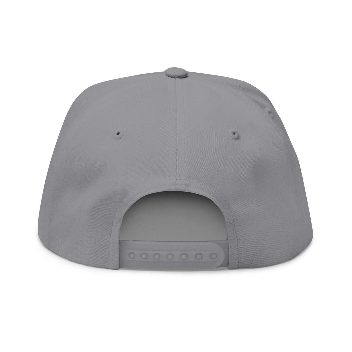 Embroidered Flat Bill Cap