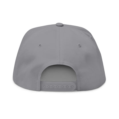 Embroidered Flat Bill Cap