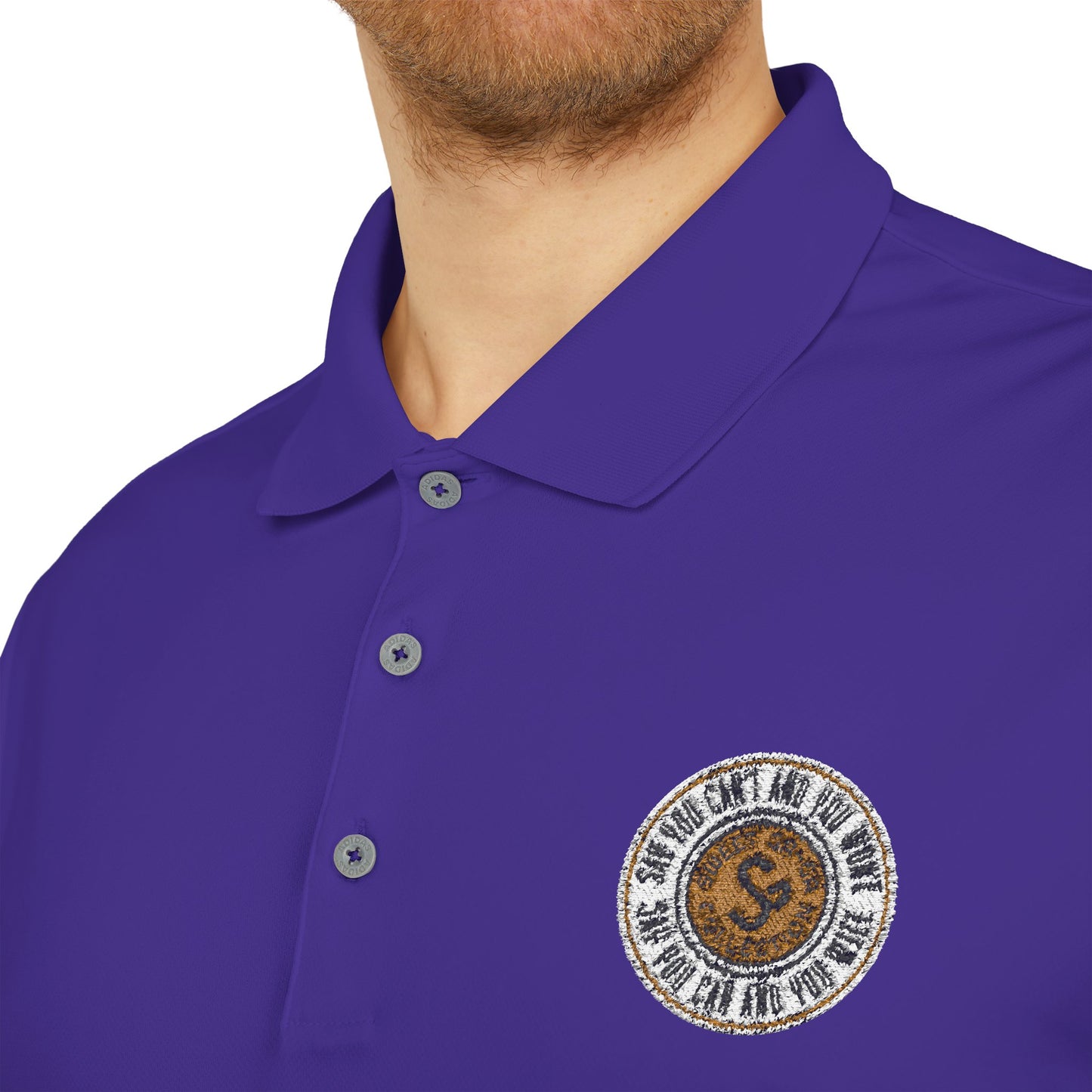 Classic Polo — Embroidered "Say You Can and You Will" Performance Golf Shirt