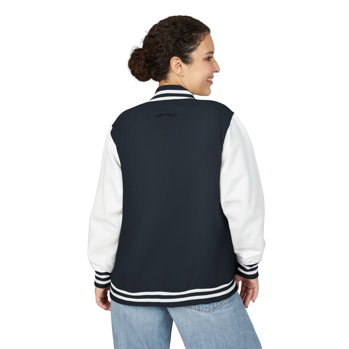 Letterman Jacket - Retro School Crest Varsity Jacket