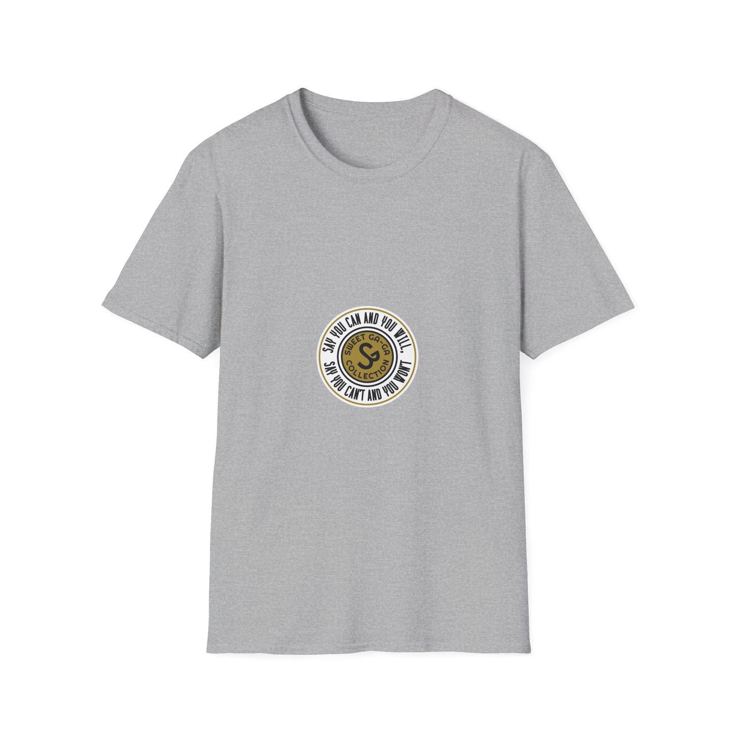 Vintage Seal Graphic T-Shirt — 'SS' Round Emblem Logo
