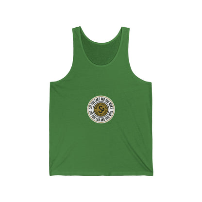 Vintage Surf-Style Tank Top — "Say You Can and You Will"