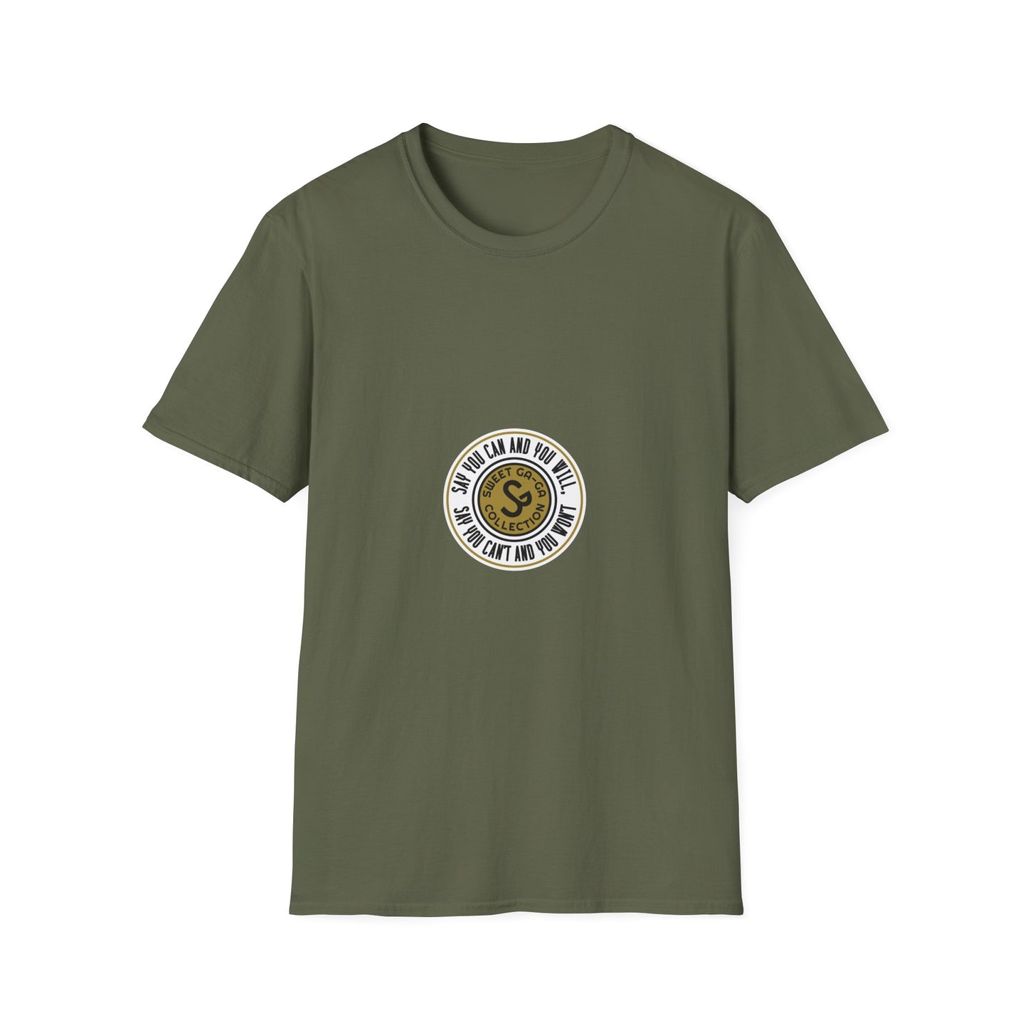 Vintage Seal Graphic T-Shirt — 'SS' Round Emblem Logo