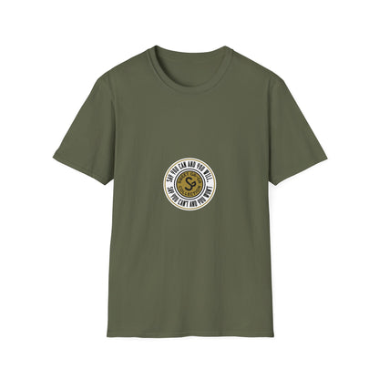 Vintage Seal Graphic T-Shirt — 'SS' Round Emblem Logo