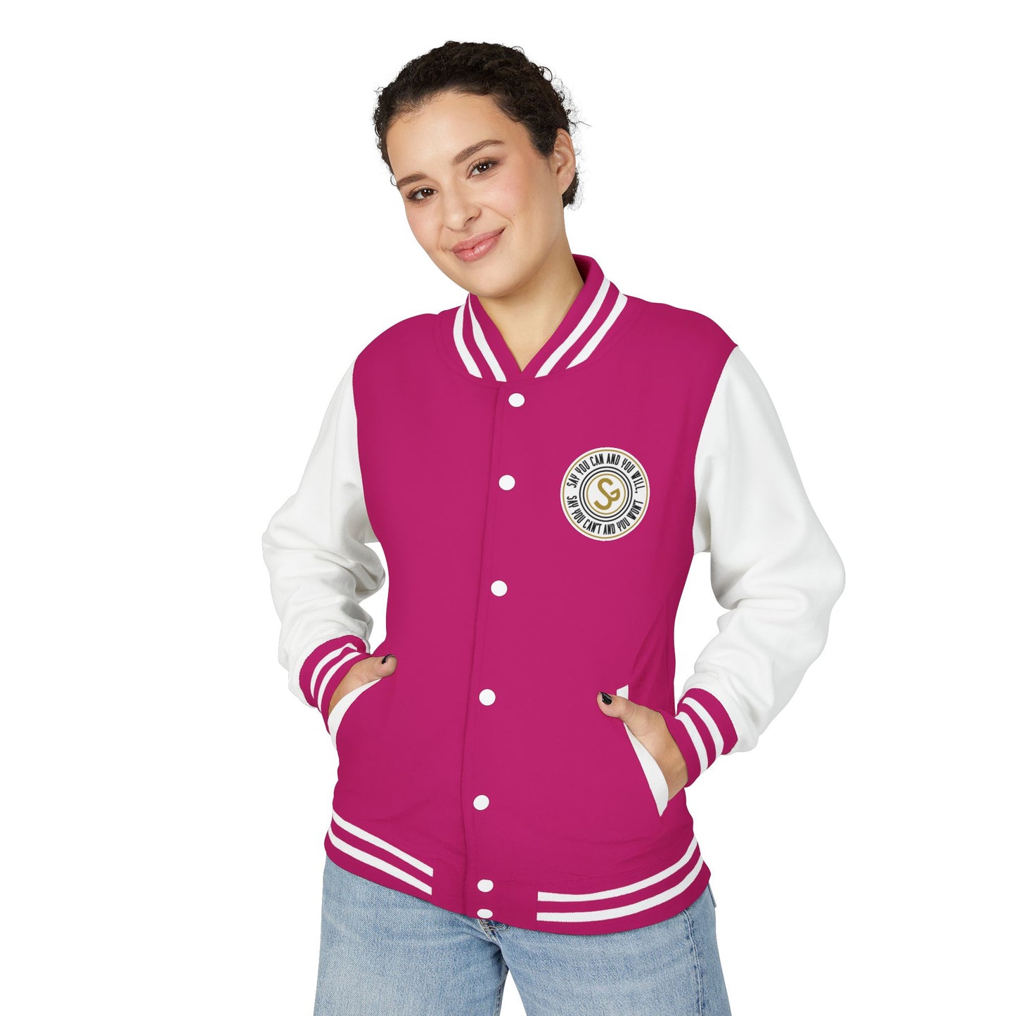 Letterman Jacket - Retro School Crest Varsity Jacket