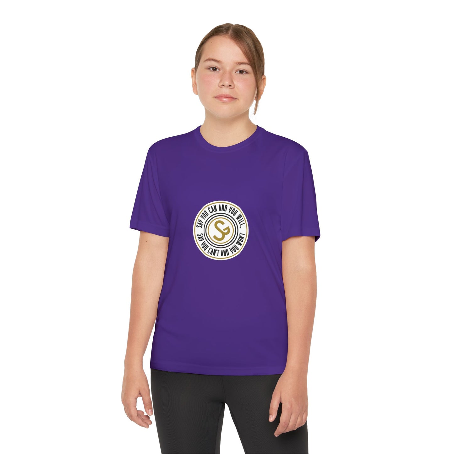 Youth Competitor Tee - "Say You Can and You Will"