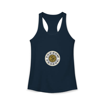 Women's Ideal Racerback Tank -"Say You Can and You Will"