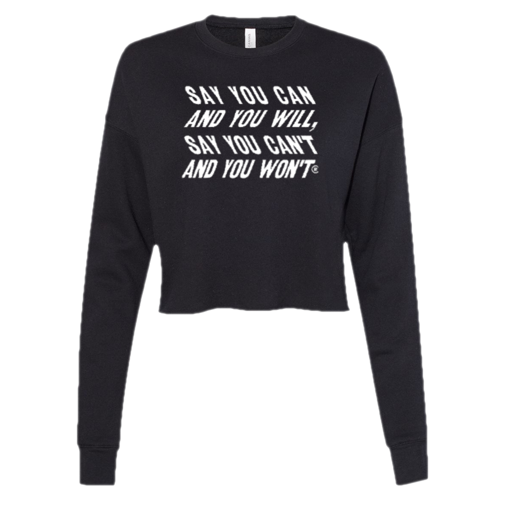 Say You Can Women's Slant Longsleeve