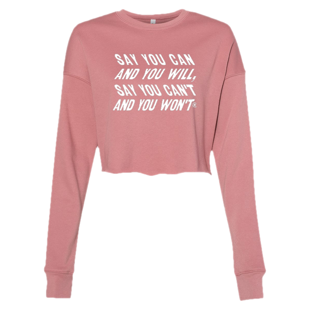 Say You Can Women's Slant Longsleeve