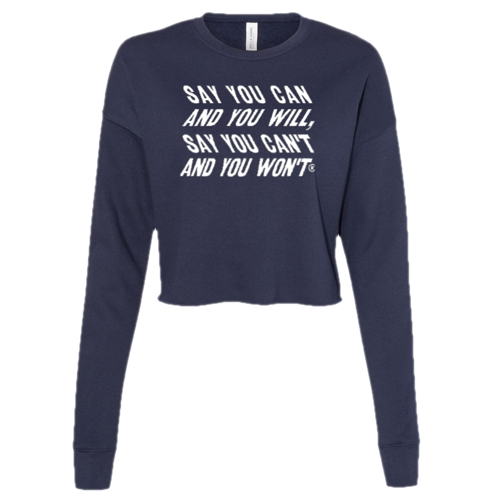 Say You Can Women's Slant Longsleeve