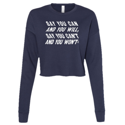 Say You Can Women's Slant Longsleeve