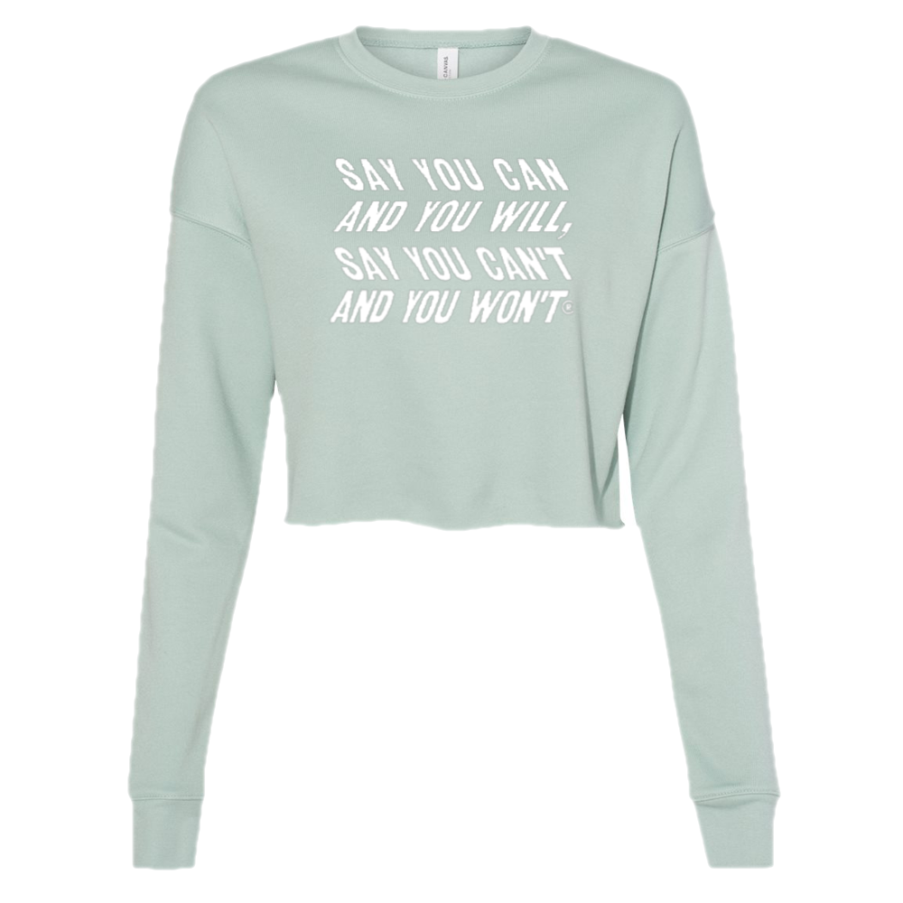 Say You Can Women's Slant Longsleeve