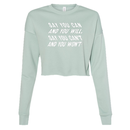 Say You Can Women's Slant Longsleeve