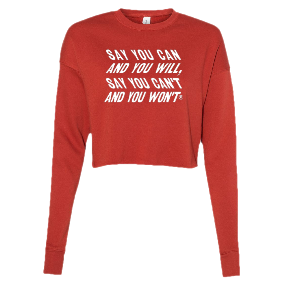 Say You Can Women's Slant Longsleeve