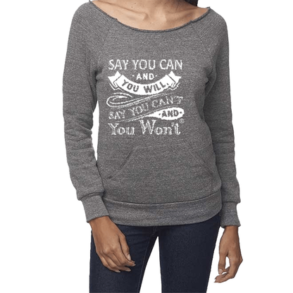 Say you Can Fleece Raglan T-Shirt